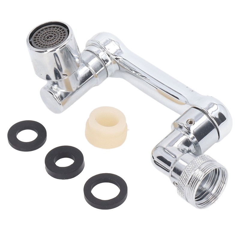 Universal Faucet Extension Aerator 1080 Degree Rotating Robotic Arm Faucet