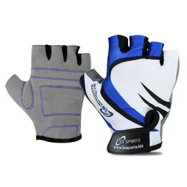 3S Sports Unisex Kids Boy's Girl's Cycling Half Finger Gloves Padded Fingerless Glove Sports Mittens for BMX Bike Biking Motorcycle Running Driving Climbing