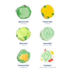 Taffy Shop Lucky Favorites Green St Patrick's Day Mix Salt Water Taffy - Gourmet Soft Chewy Candy, Variety Pack, Bulk Sweet Snack, Fresh Gift & Gluten-Free, 35 Individually Wrapped Pieces(7oz)