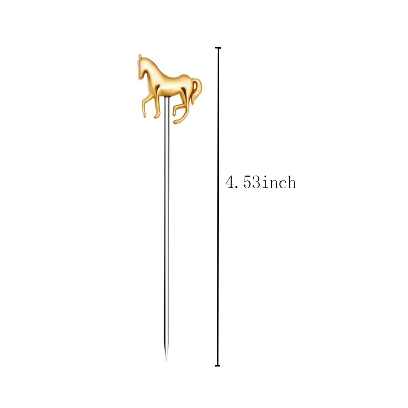 FL-WITHYOU Horse Cocktail Reusable Picks martini toothpicks metal toothpicks fancy