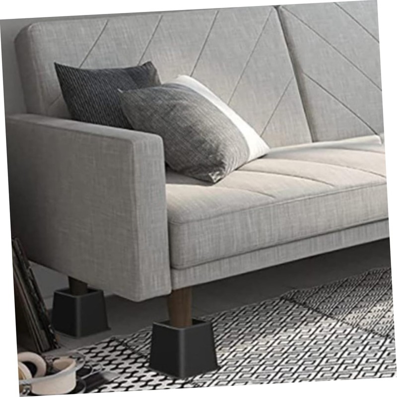 Ciieeo 4pcs Furniture Riser Blocks for Bed Frame Table Elevation