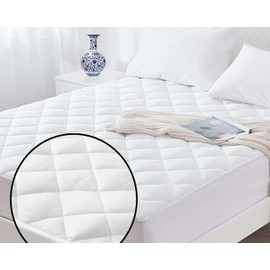 Mattress Protector Single Bed 15cm Extra Deep - 100% Microfiber Quilted Single Mattress Protector Topper Size - Hypoallergenic & Super Soft Bed Cover Guard Mites (90x190 Cm)