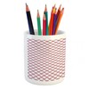 Ambesonne Spring Pencil Pen Holder, Blossoms Forms Heart Shapes Valentine's