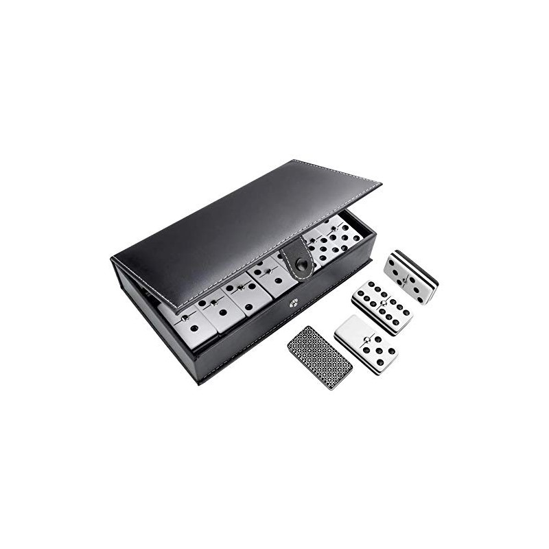 Domino Ingles 5 Capas Baraja Plata