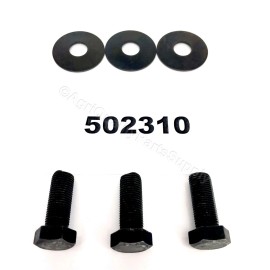 (3) 502310 Left Hand Fine Thread Blade Bolts fits King Kutter 502303 spindles