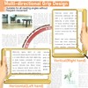 AKKYCVS 5X Full Page Magnifying Glass for Reading, Lightweight Rectangular
