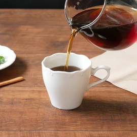 Tableware East Coffee Cup 190cc Classic Relief White 712-019
