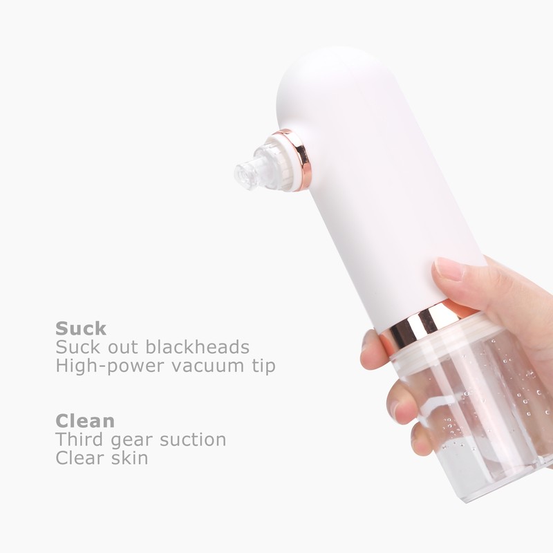 Small Bubble Pore Cleaner 4 Suction Head Electric Blackhead Removal