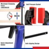 WORKPRO Clamp Set for Woodworking, 4 Pack 4-1/2" Mini Bar