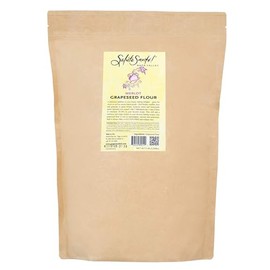 Merlot Grapeseed Flour by Salute Sante! Baking, Gluten-Free, Zero Waste, Non-GMO Grape Seed Flour, Vegan, 5 Pound
