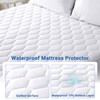 MUXHOMO 2 Pack King Size Mattress Protector, 100% Waterproof Quilted