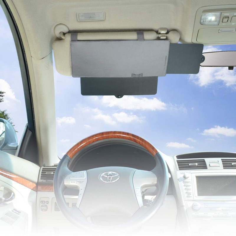 Car Visor Sunshade, WANPOOL Car Visor Anti-Glare Sunshade Extender for