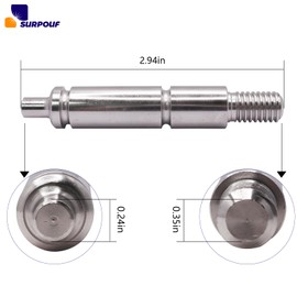 W10359270 Dryer Left Side Drum Support Roller Shaft Compatible With Whirlpool Replacement 1878661 239480 AP6020387 W10359270