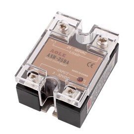 WerFamily SSR Solid State Relay SSR-25DA DC-AC 3-32V DC / 24-480V AC / 25A