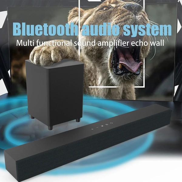 Universal Soundbar with Subwoofer for TV Computer Home Theater Bluetooth