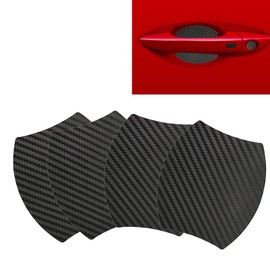 [4 PCS Black] Toyota Land Cruiser Prado 150 Series Toyota Sienta SIENTA 170 Series [H27.7~] Toyota Corolla Touring 210 Series Car Door Handle Protector Car Door Knob Scratch Protection Film Door Knob