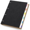 Yarotm Leather Notebook A4 - Ring Binder Squared Paper Notebook