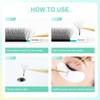 NAGARAKU 6D W Eyelash Extensions, Eyelash Extension, Self-Fanning Lash, Pre-Fanned