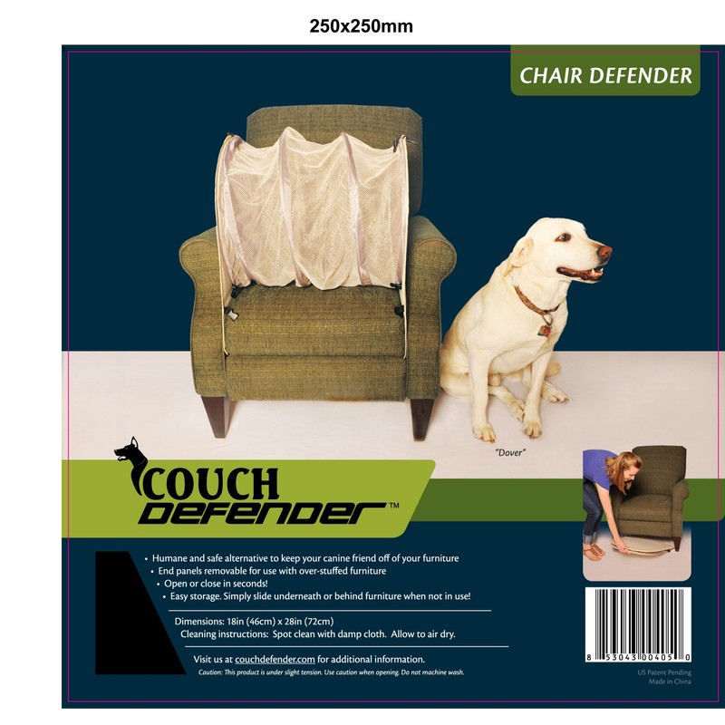 Chair Defender: Keep Pets Off of Your Furniture! (Black)