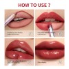 Set De Labiales Mate 3 En 1 Labiales Indelebles Larga