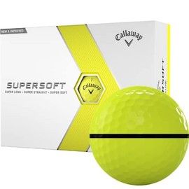 Callaway Golf 2023 Supersoft Yellow AlignXL Golf Balls