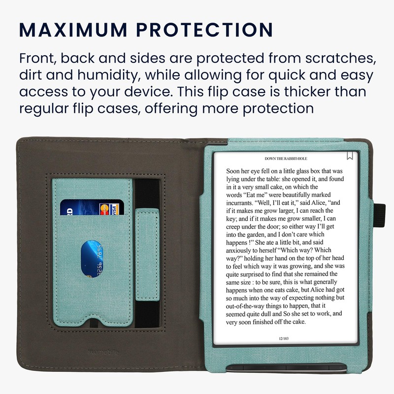 kwmobile Case Compatible with Pocketbook InkPad 4 / Color 3
