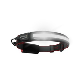 Liteband PRO 1400 Lumens LED Headlamp, Rechargeable Battery Powered, Super Bright Tactical Head Lamp Flashlight Hard Hat Light, Mechanic Lamps, Camping, Running, Best Rated For Adults Forehead, Carbon