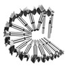 BeHappy Hex Shank Forstner Bit Set, 16pcs Multi Sided Shank