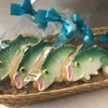 Gone Fishing Assortment- 6 Decorated Crunchy Shortbread Cookies Individually Wrapped