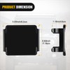 Nilight 3 inch Cube Light Pod Cover 2 PCS Black