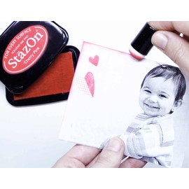 Tsukineko StazOn Stamp Pad, Brown, L