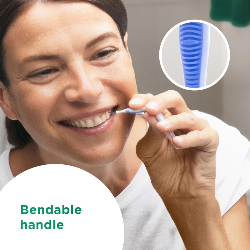 GUM TRAV-LER Interdental Brushes for Thorough Cleaning Between Teeth Flexible