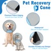 Supet Dog Cone Collar Adjustable After Surgery, Comfortable Pet Recovery