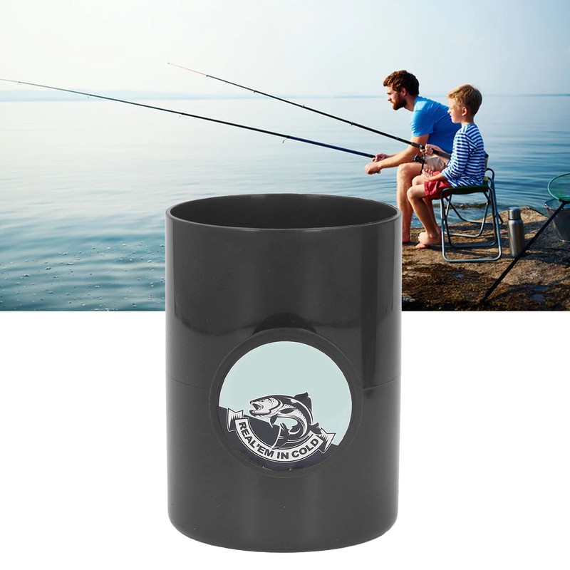 Plastic Fishing Can Cooler with Hand Line Reel Attached Hard