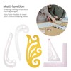 5Pcs Curve Ruler MultiFunction Plastic Vary Form Sewing Grading Proofing