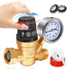 Boltigen RV Water Pressure Regulator with Gauge, Adjustable Handle Water