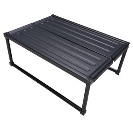 Red Suricata Mesa de camping y playa – Mesa de picnic plegable portátil ligera de metal para exteriores, campamento, senderismo y senderismo (pequeña)