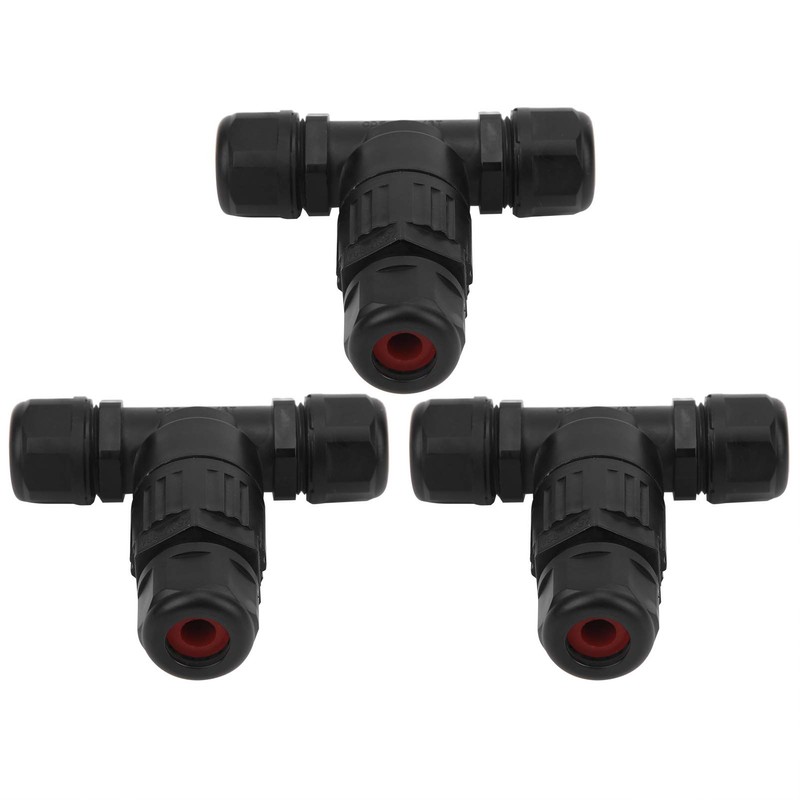 Uds Ip68 3 Vías en Forma de T Conector Ip68