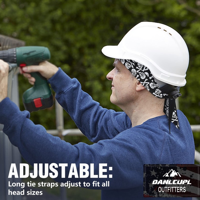DANLCUPL DOO Rags Dew Rag Skull Cap Pirate Hat Cycling