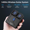 Vibroo 5.8Ghz Wireless Guitar System, Charging Case Included, Wireless Transmitter