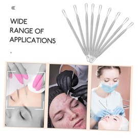 Healeved 7pcs Double-headed Pimple Tool for Facial Care Easy to Use Acne Extraction Tools for Smooth Skin