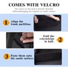 Frencstr Rear Trunk Organizer Side Divider Sticker fit for 2014-2020
