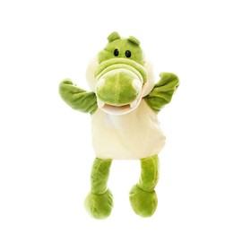 ZXUY Hand Puppet Friends Animal Hand Puppets with Movable Open Mouth/Arm/Legs (Crocodile)