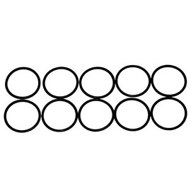 Sterling Seal ORVT021x10 Viton Number-021 Standard O-Ring, Fluoropolymer Elastomer, 70 Durometer Hardness, 15/16" ID, 1-1/16" OD (Pack of 10)