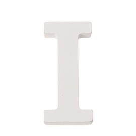Glorex Letter I MDF 5,5x0,9 cm 1st 5.5 x 2 x 1 cm, White