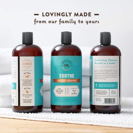 Rocco & Roxie Supply Co. Dog Shampoo and Conditioner - Soothe Oatmeal Shampoo for Itch Relief, Calm Hypoallergenic Shampoo for Sensitive Skin, and Shine Argan Oil Pet Wash - Puppy Bathing Supplies