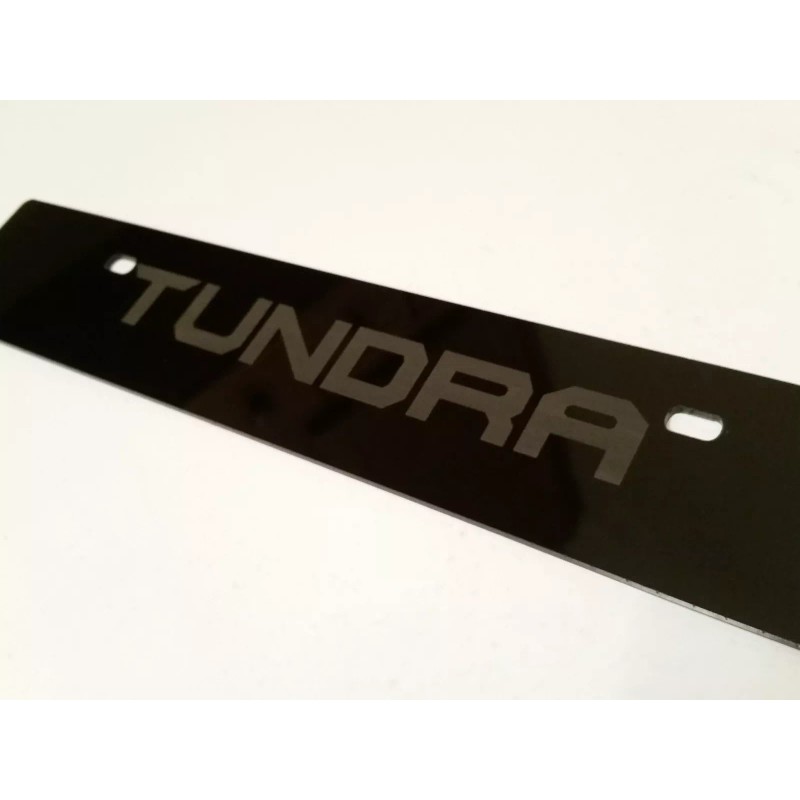 StreetRays [Originals] [SR] Black Front License Plate Delete FOR 'Tundra'