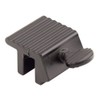 Defender Security U 9801 Sliding Window Lock with Steel Screw, Black Finish,(Pack of 2)