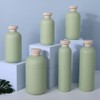 minkissy 3pcs Flip Cap Shampoo Bottles Empty Sub Package Squeeze