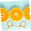 ULTECHNOVO 16Pcs Plastic Orange Peeler Multifunctional Kitchen Gadget for Peeling